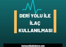 Deri Yolu İle İlaç Kullanılmak