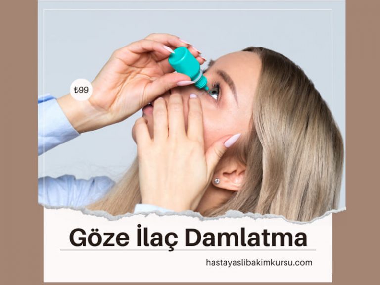 göze ilaç damlatma