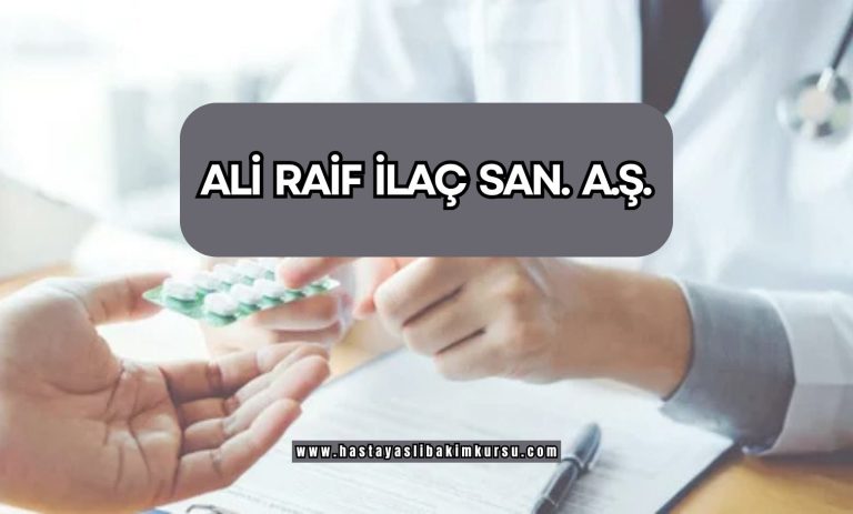 Ali Raif İlaç San. A.Ş.